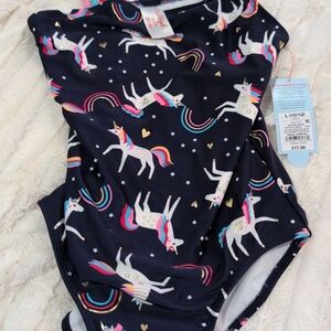 Unicorn Print Swimsuit